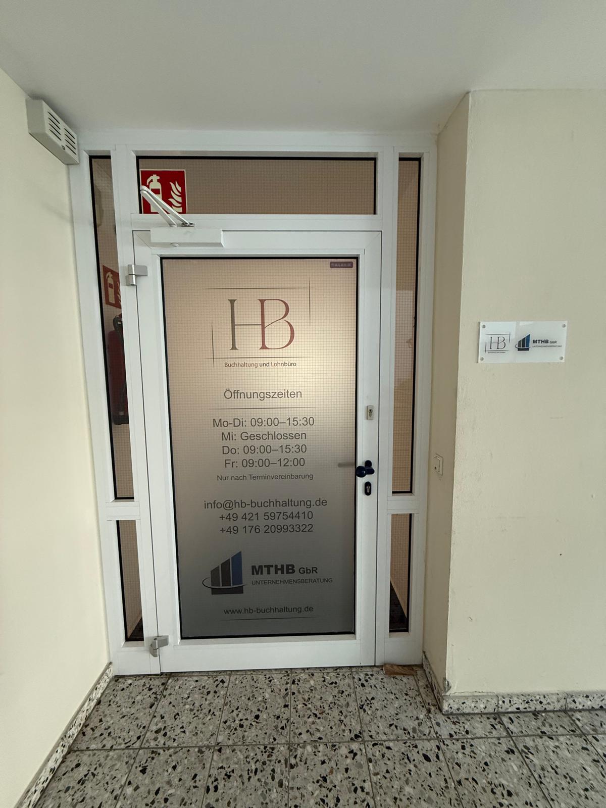 Unser Büro in Bremen – Eingang